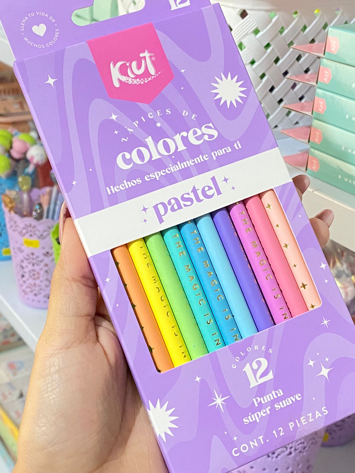 Colores Kiut pastel x12